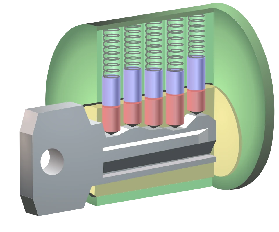 Pin Tumbler With Key