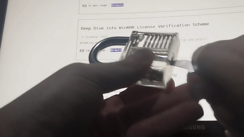 "Jiggling a Padlock"